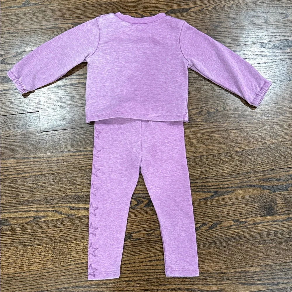 Purple Splendid Ruffle Matching Set 18-24 Months